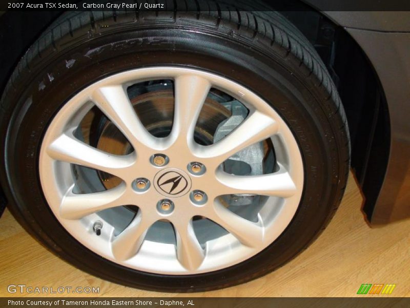 Carbon Gray Pearl / Quartz 2007 Acura TSX Sedan