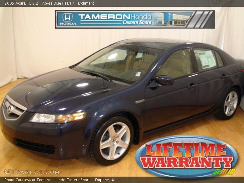 Abyss Blue Pearl / Parchment 2005 Acura TL 3.2