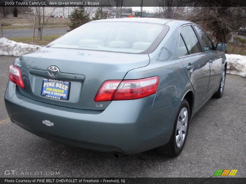 Aloe Green Metallic / Bisque 2009 Toyota Camry LE