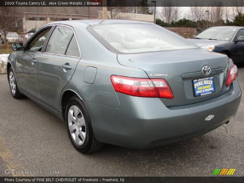 Aloe Green Metallic / Bisque 2009 Toyota Camry LE