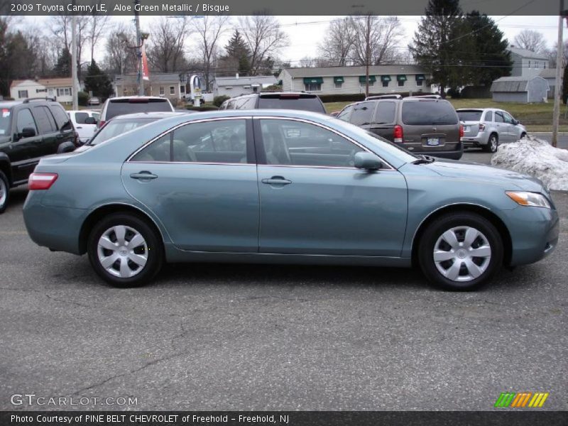 Aloe Green Metallic / Bisque 2009 Toyota Camry LE