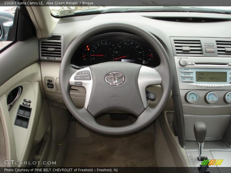 Aloe Green Metallic / Bisque 2009 Toyota Camry LE