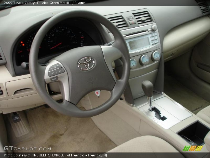 Aloe Green Metallic / Bisque 2009 Toyota Camry LE