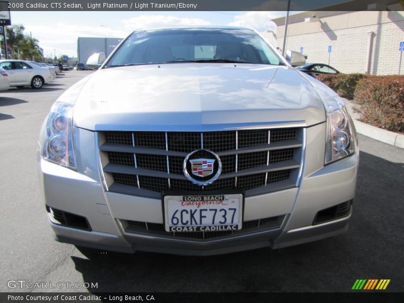 Light Platinum / Light Titanium/Ebony 2008 Cadillac CTS Sedan