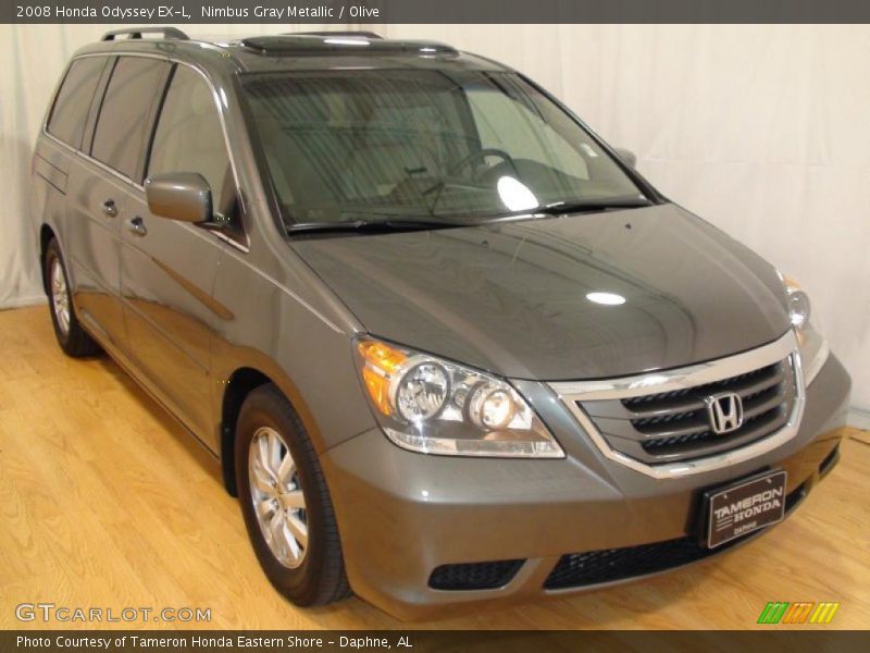Nimbus Gray Metallic / Olive 2008 Honda Odyssey EX-L