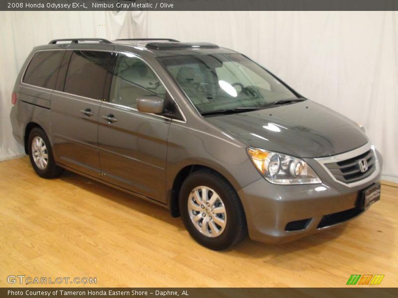 Nimbus Gray Metallic / Olive 2008 Honda Odyssey EX-L