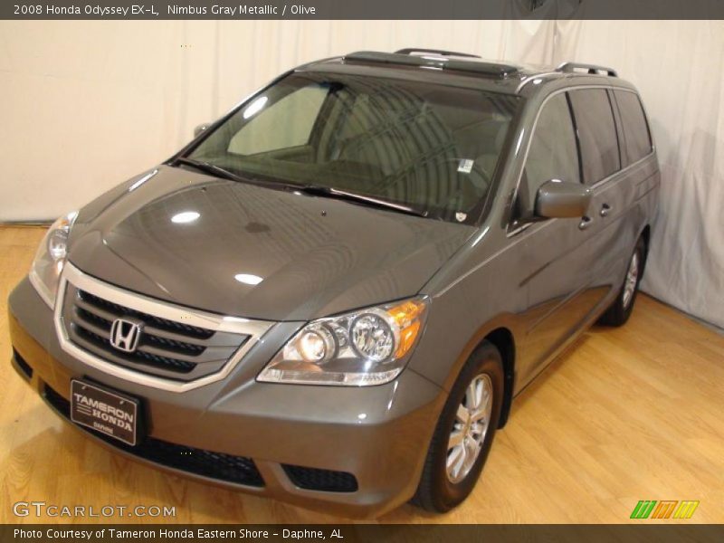 Nimbus Gray Metallic / Olive 2008 Honda Odyssey EX-L