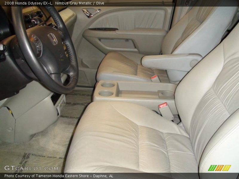 Nimbus Gray Metallic / Olive 2008 Honda Odyssey EX-L