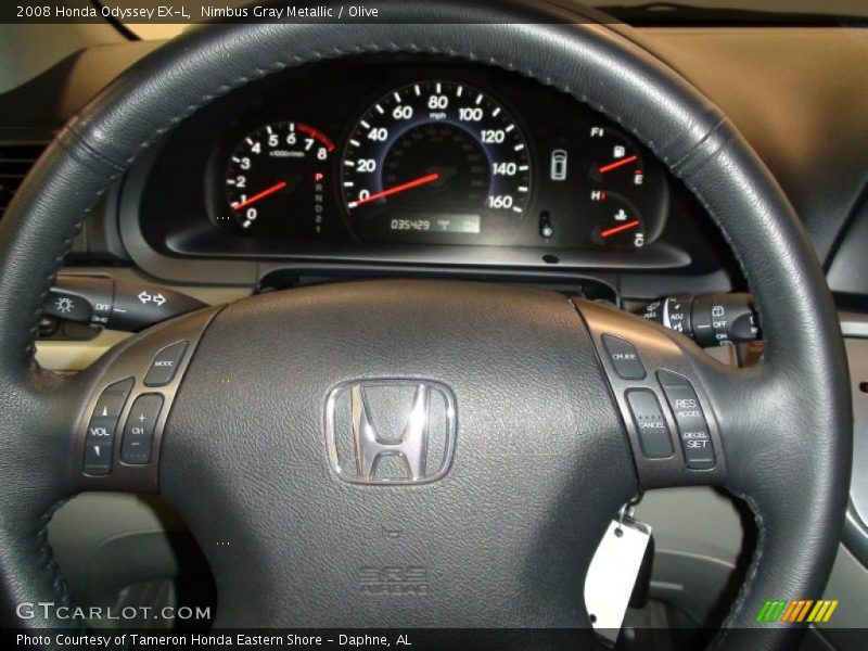 Nimbus Gray Metallic / Olive 2008 Honda Odyssey EX-L