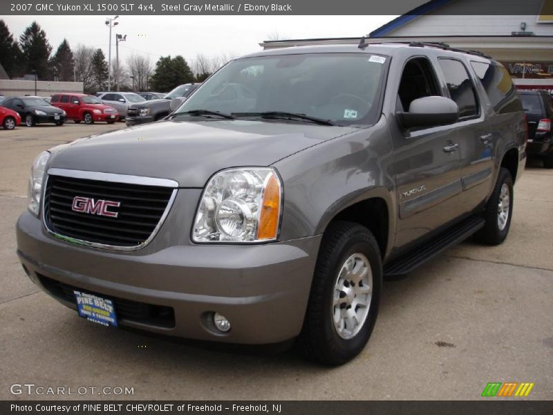 Steel Gray Metallic / Ebony Black 2007 GMC Yukon XL 1500 SLT 4x4