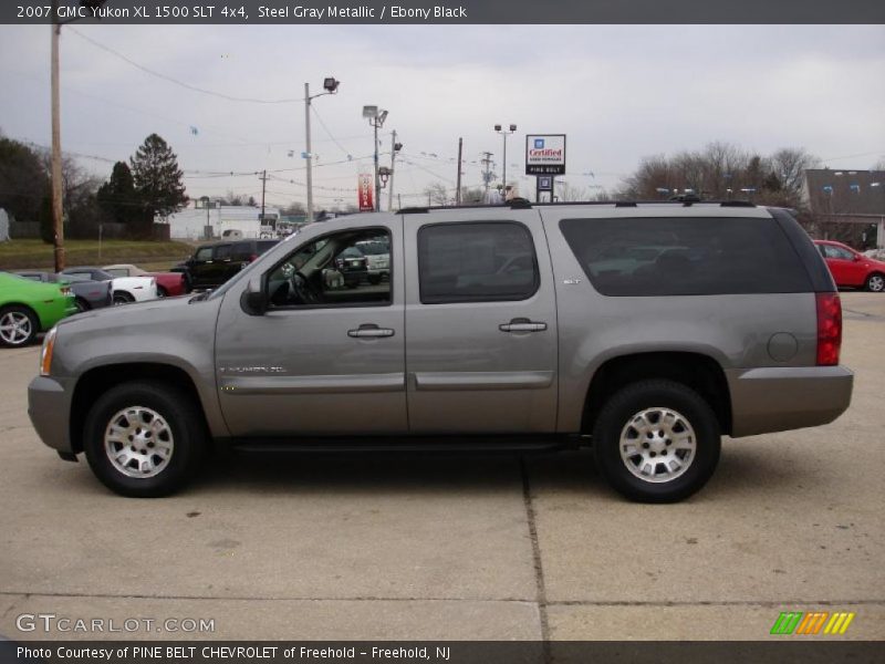 Steel Gray Metallic / Ebony Black 2007 GMC Yukon XL 1500 SLT 4x4