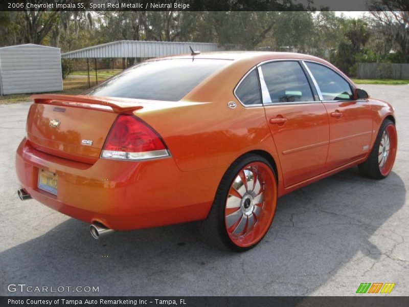 Sport Red Metallic / Neutral Beige 2006 Chevrolet Impala SS