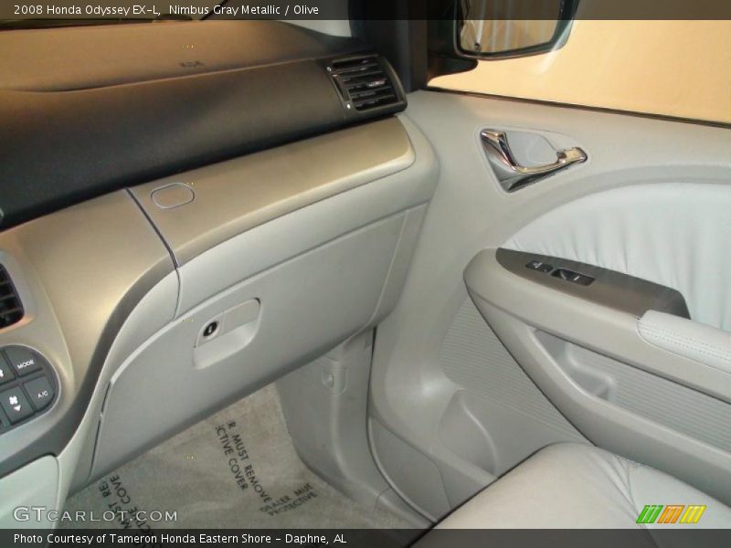 Nimbus Gray Metallic / Olive 2008 Honda Odyssey EX-L