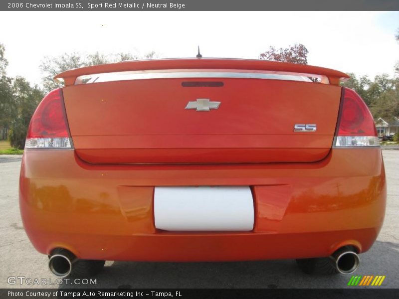 Sport Red Metallic / Neutral Beige 2006 Chevrolet Impala SS