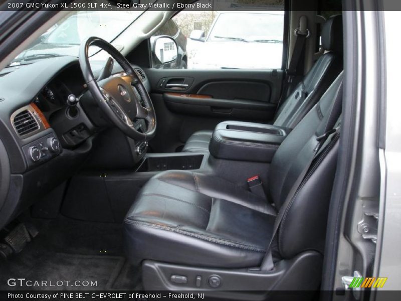 Steel Gray Metallic / Ebony Black 2007 GMC Yukon XL 1500 SLT 4x4