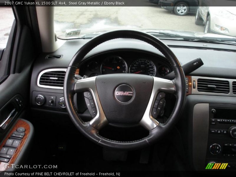 Steel Gray Metallic / Ebony Black 2007 GMC Yukon XL 1500 SLT 4x4