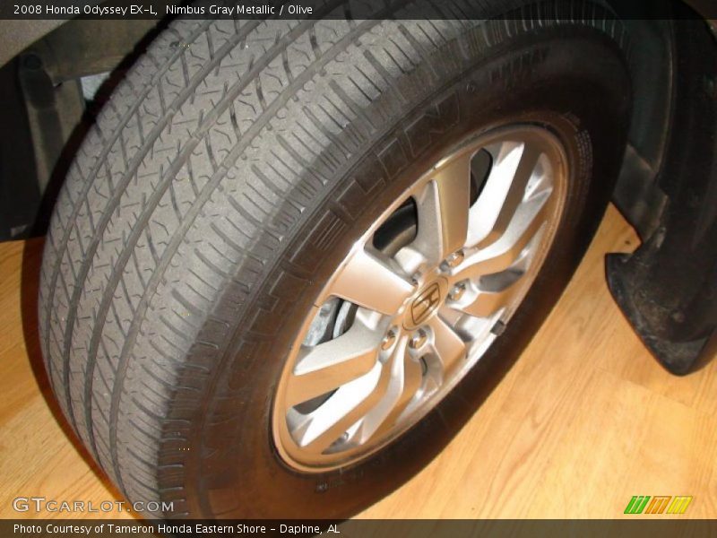 Nimbus Gray Metallic / Olive 2008 Honda Odyssey EX-L