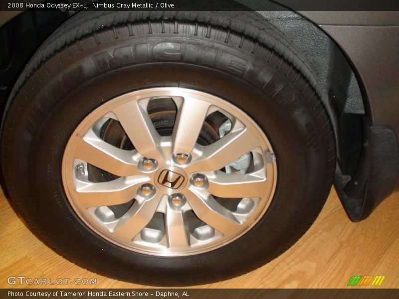 Nimbus Gray Metallic / Olive 2008 Honda Odyssey EX-L