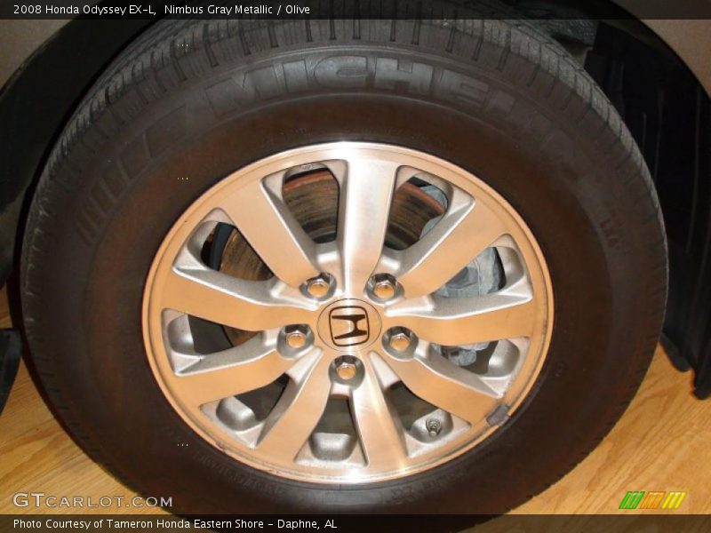 Nimbus Gray Metallic / Olive 2008 Honda Odyssey EX-L
