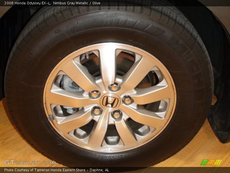Nimbus Gray Metallic / Olive 2008 Honda Odyssey EX-L