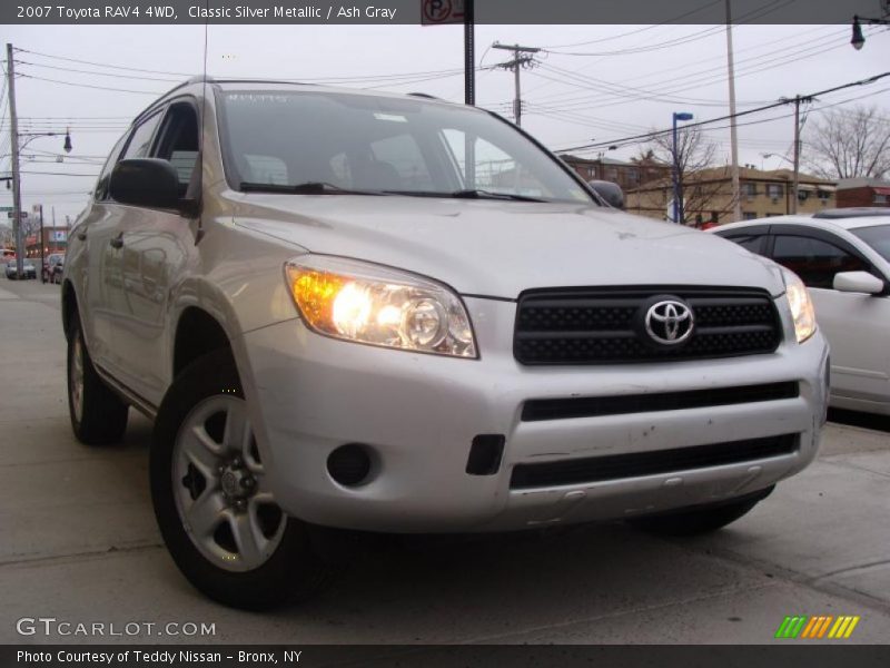 Classic Silver Metallic / Ash Gray 2007 Toyota RAV4 4WD
