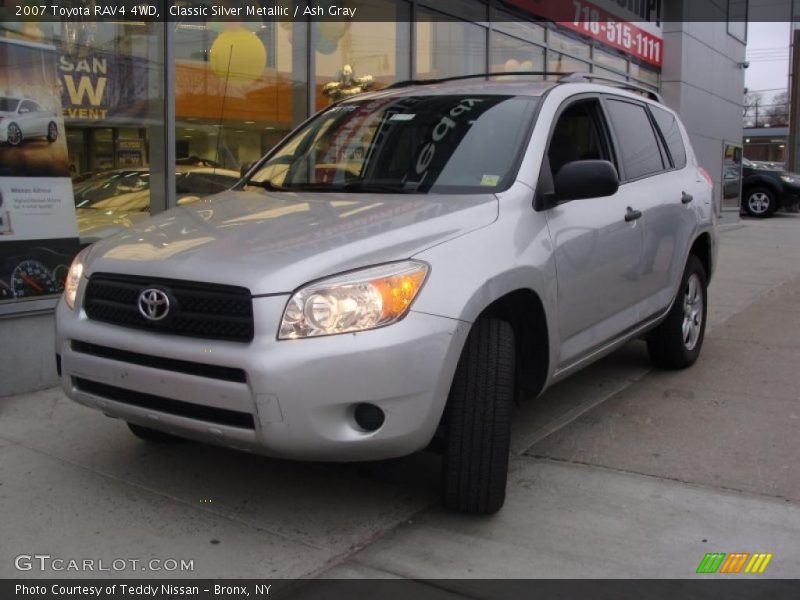 Classic Silver Metallic / Ash Gray 2007 Toyota RAV4 4WD