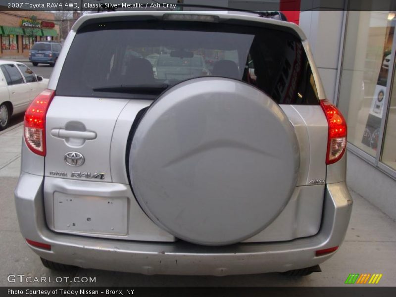 Classic Silver Metallic / Ash Gray 2007 Toyota RAV4 4WD