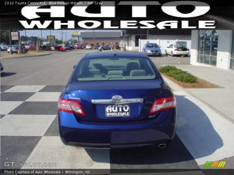 Blue Ribbon Metallic / Ash Gray 2010 Toyota Camry XLE