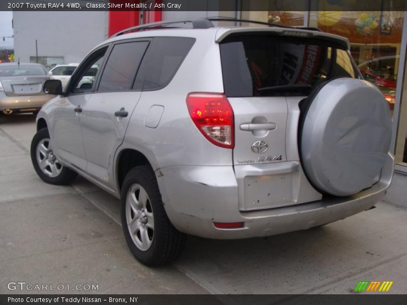 Classic Silver Metallic / Ash Gray 2007 Toyota RAV4 4WD