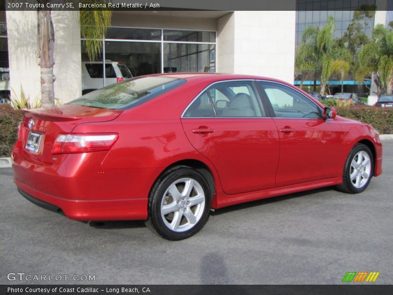 Barcelona Red Metallic / Ash 2007 Toyota Camry SE