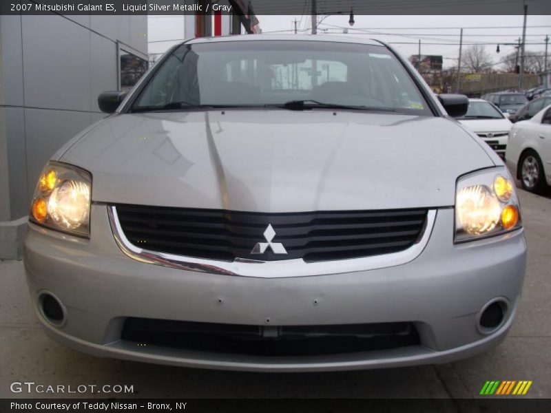Liquid Silver Metallic / Gray 2007 Mitsubishi Galant ES