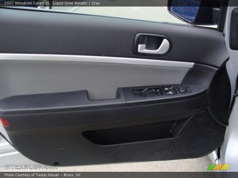 Liquid Silver Metallic / Gray 2007 Mitsubishi Galant ES