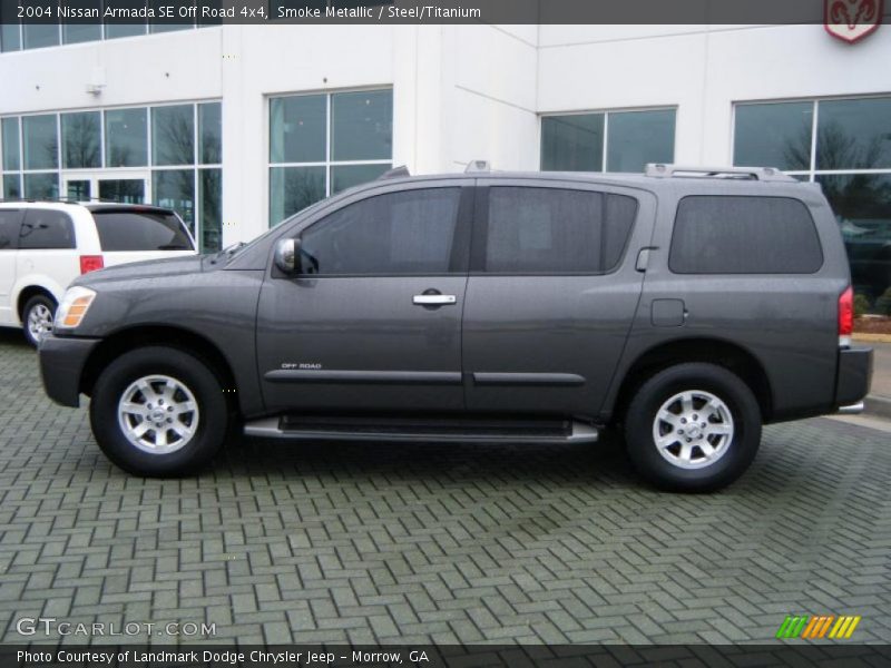 Smoke Metallic / Steel/Titanium 2004 Nissan Armada SE Off Road 4x4