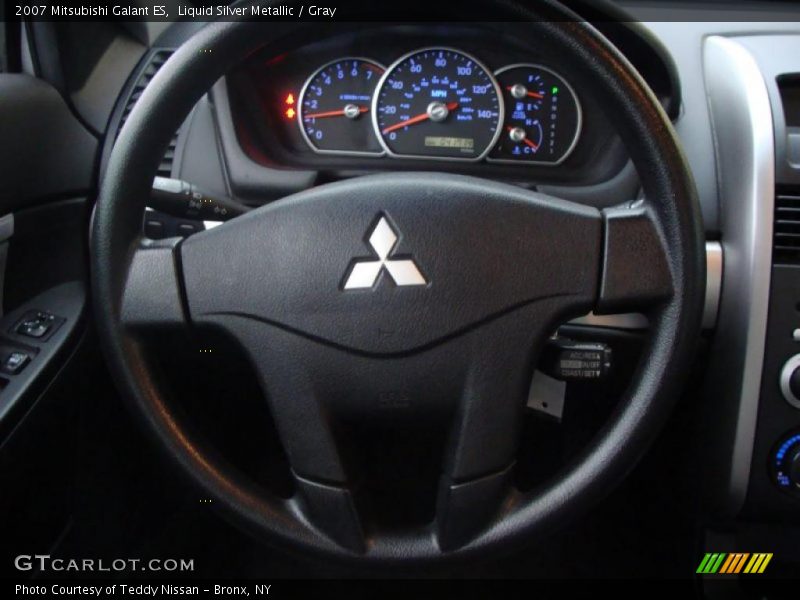 Liquid Silver Metallic / Gray 2007 Mitsubishi Galant ES