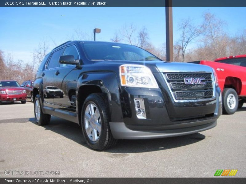 Carbon Black Metallic / Jet Black 2010 GMC Terrain SLE