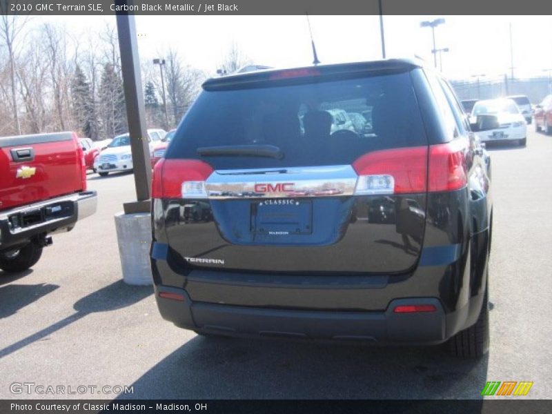 Carbon Black Metallic / Jet Black 2010 GMC Terrain SLE