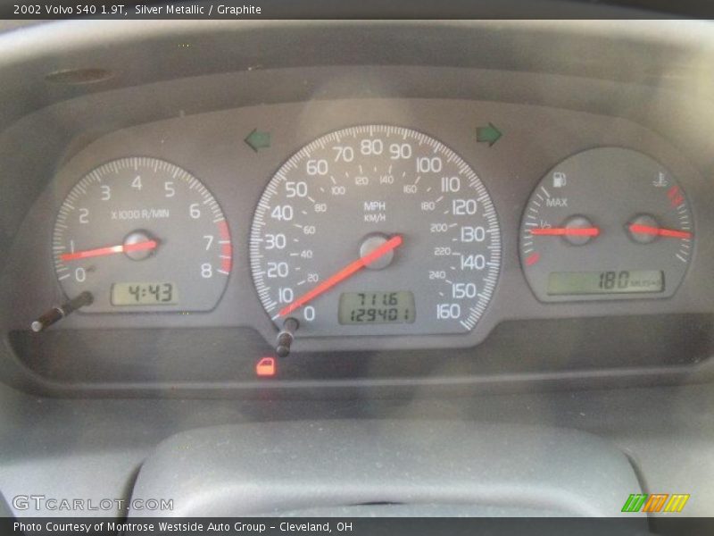 Silver Metallic / Graphite 2002 Volvo S40 1.9T