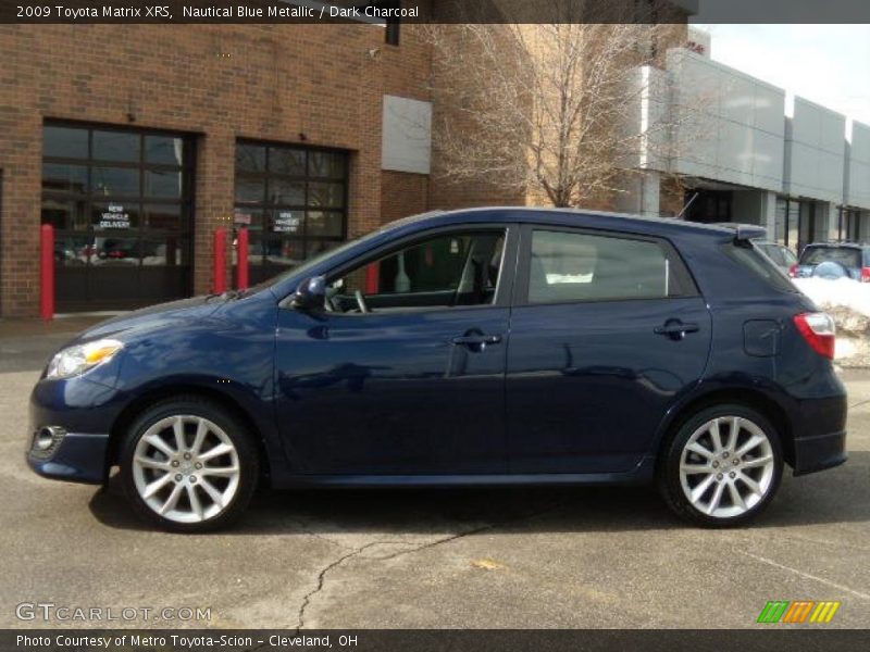 Nautical Blue Metallic / Dark Charcoal 2009 Toyota Matrix XRS