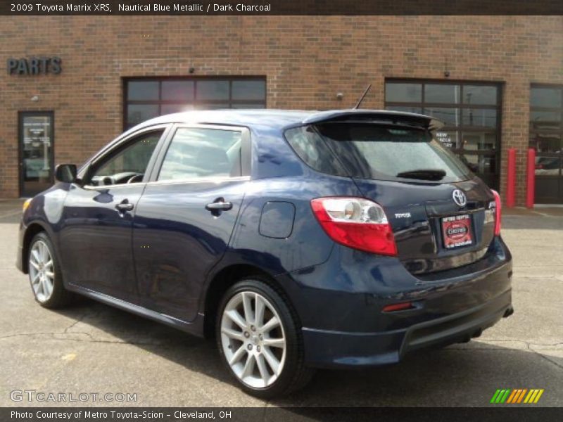 Nautical Blue Metallic / Dark Charcoal 2009 Toyota Matrix XRS