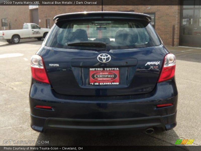 Nautical Blue Metallic / Dark Charcoal 2009 Toyota Matrix XRS