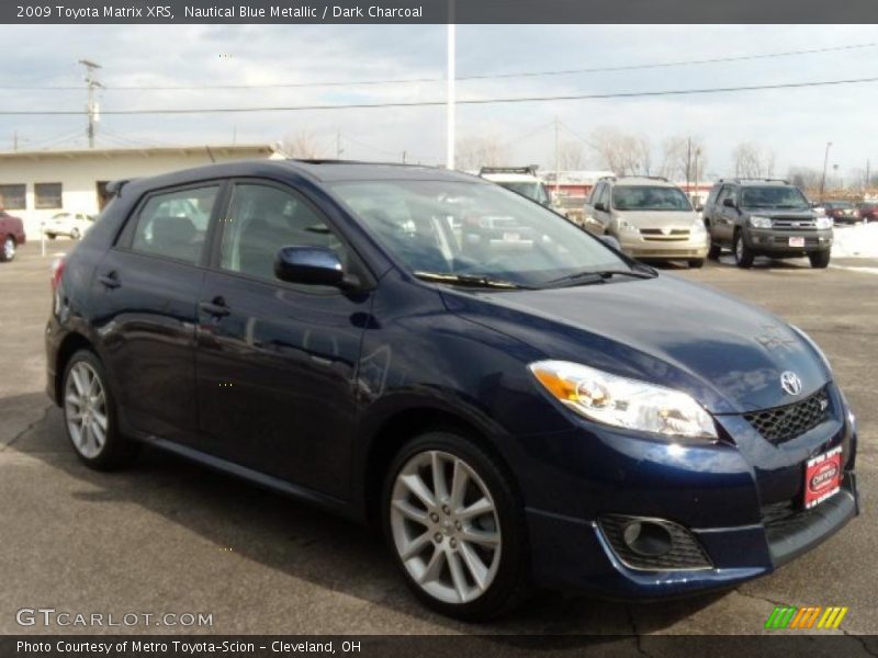 Nautical Blue Metallic / Dark Charcoal 2009 Toyota Matrix XRS