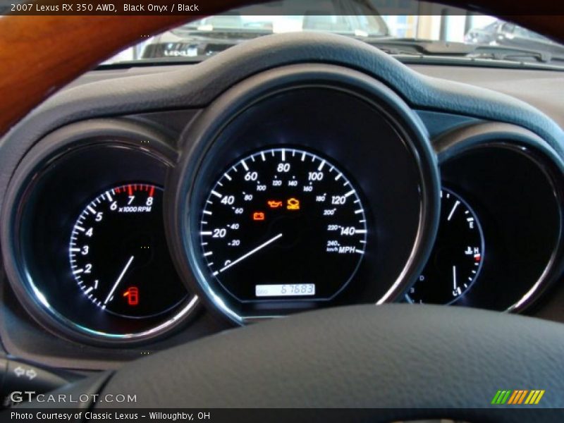 Black Onyx / Black 2007 Lexus RX 350 AWD