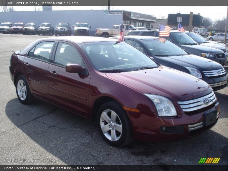 Merlot Metallic / Camel 2006 Ford Fusion SE