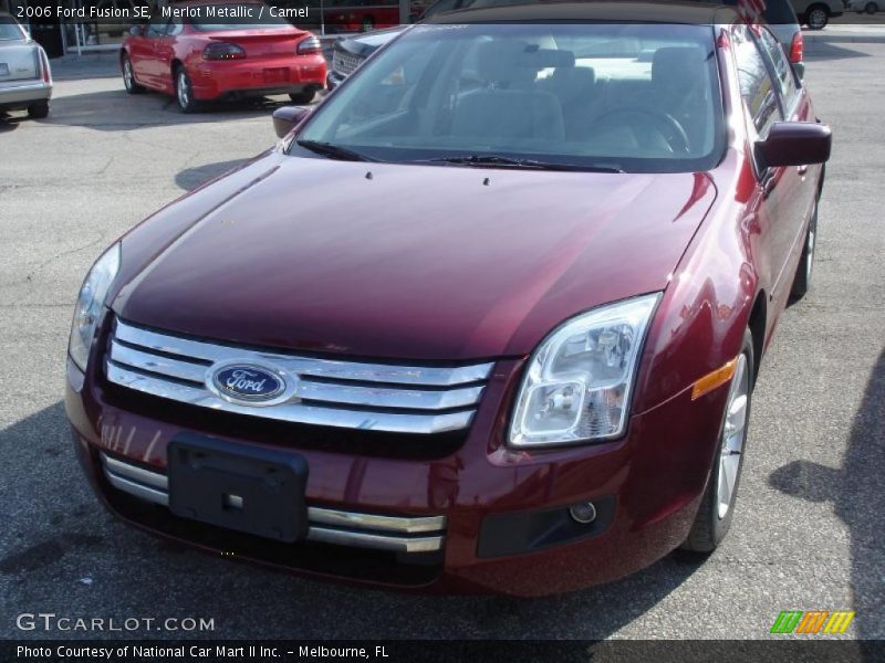 Merlot Metallic / Camel 2006 Ford Fusion SE