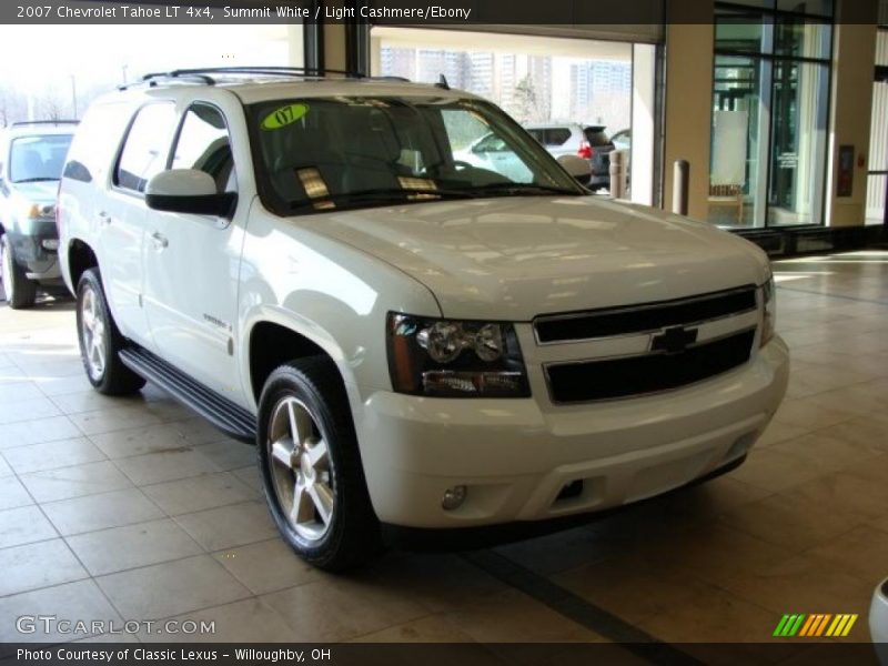 Summit White / Light Cashmere/Ebony 2007 Chevrolet Tahoe LT 4x4