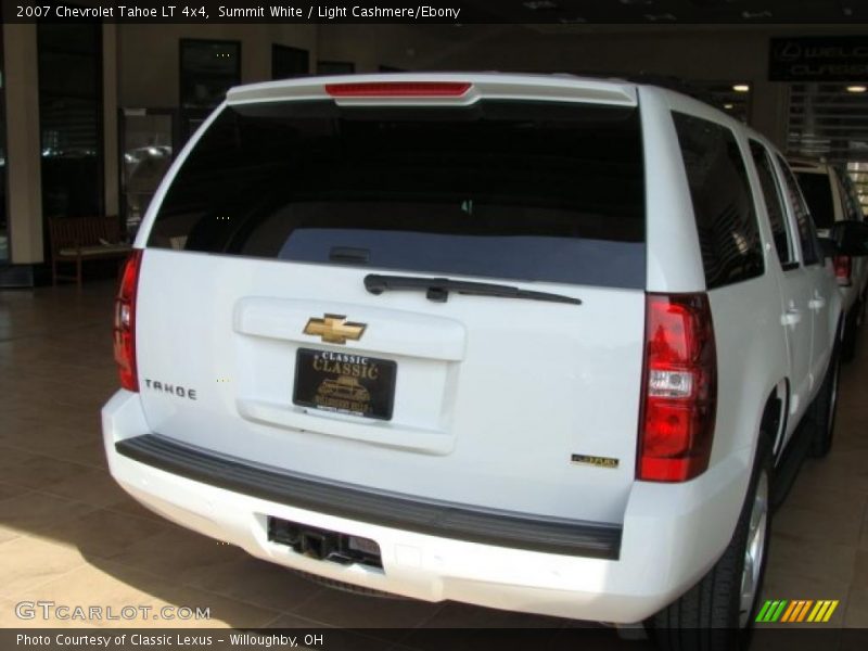 Summit White / Light Cashmere/Ebony 2007 Chevrolet Tahoe LT 4x4