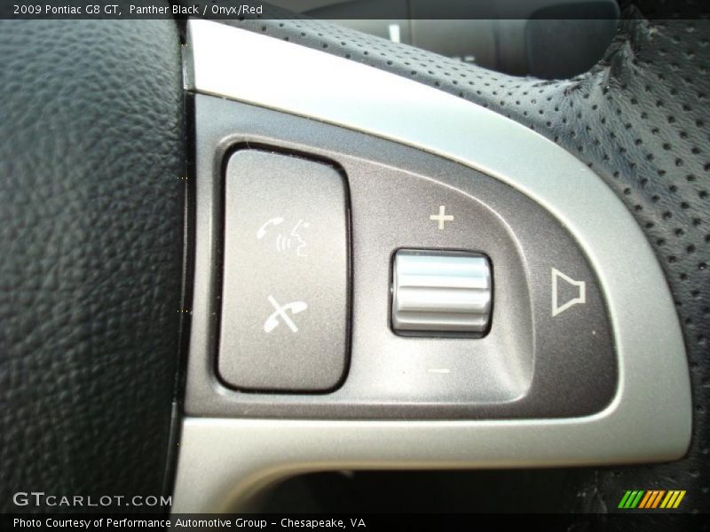 Panther Black / Onyx/Red 2009 Pontiac G8 GT