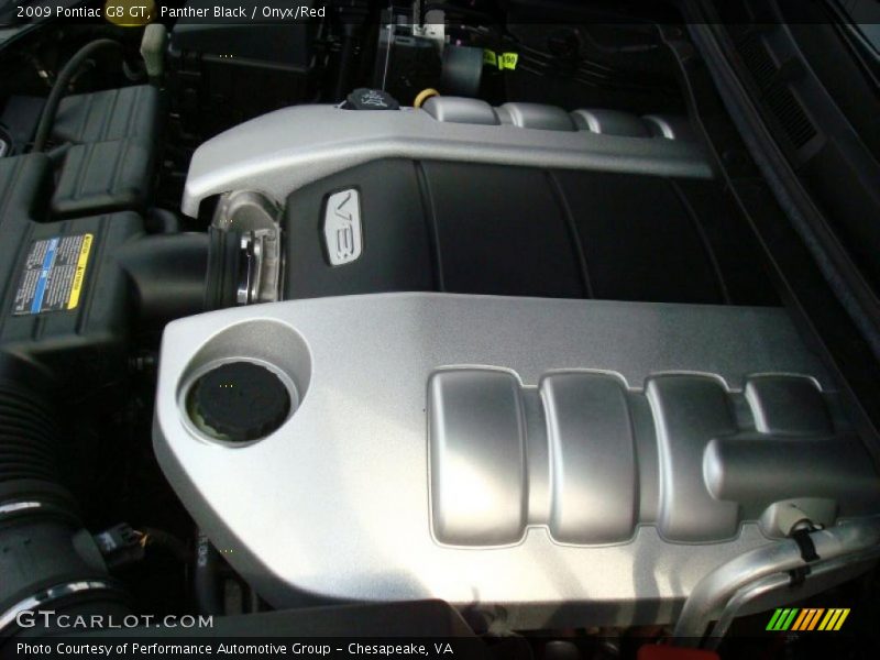 Panther Black / Onyx/Red 2009 Pontiac G8 GT