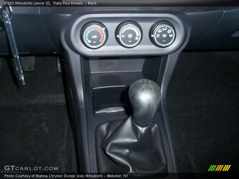 Rally Red Metallic / Black 2010 Mitsubishi Lancer ES