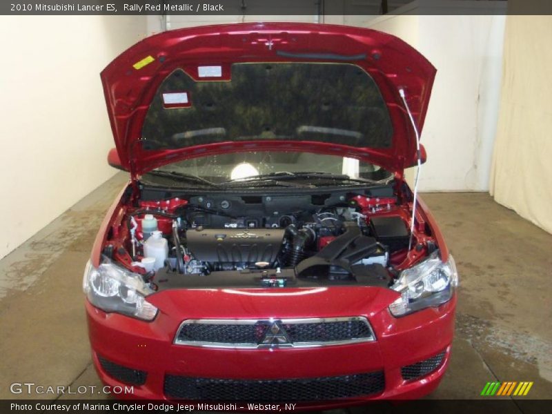 Rally Red Metallic / Black 2010 Mitsubishi Lancer ES